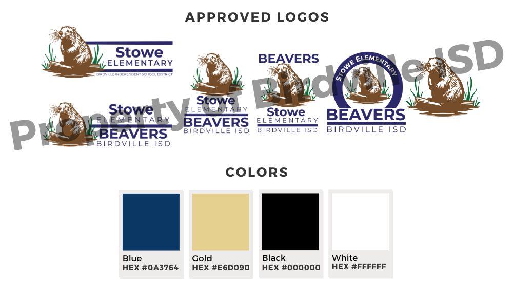 Birdville ISD logos and approved colors. Contact district for logos and details. 